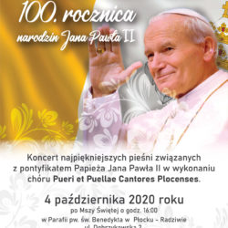 Akademickie Stowarzyszenie Ambitni w Działaniu, Kultura zaprasza Płock! 100 rocznica narodzin Jana Pawła II, zdjęcie 1 - plakat